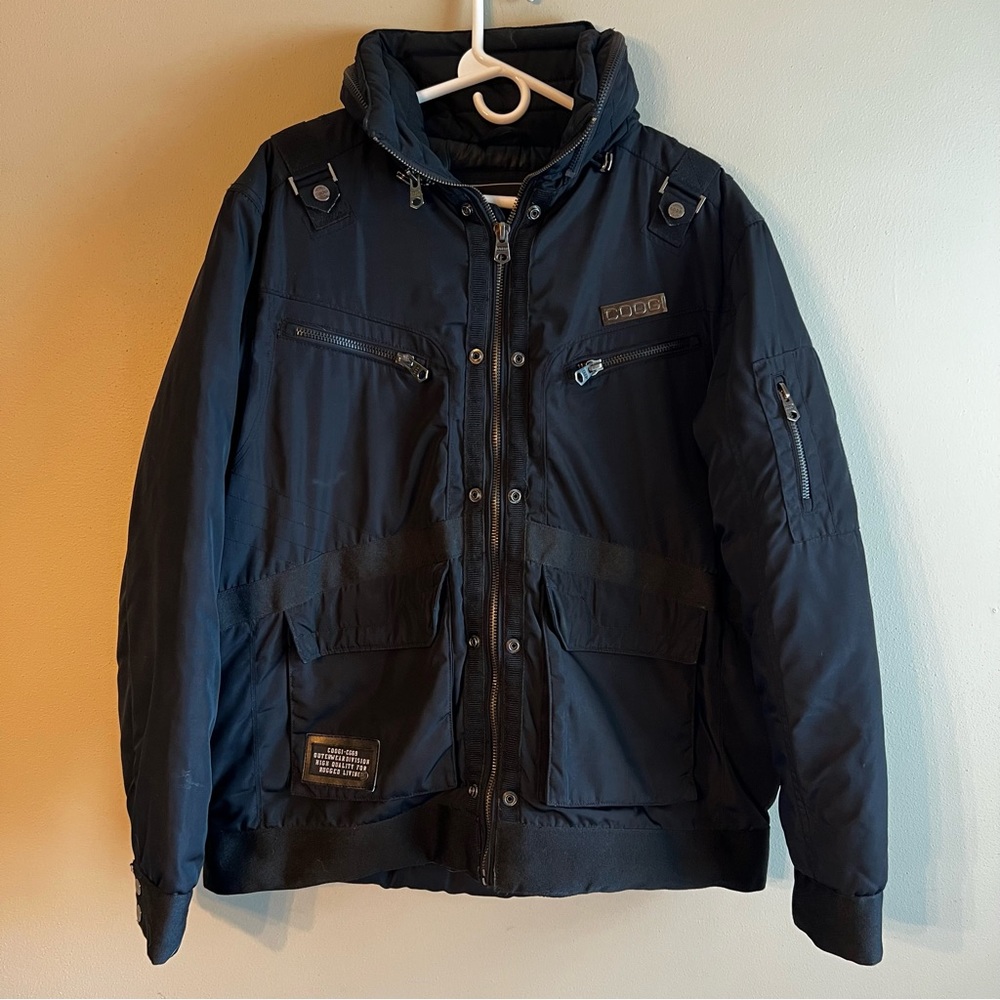 Coogi black heavy jacket